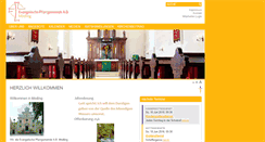 Desktop Screenshot of evangab.at